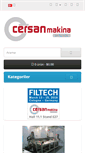 Mobile Screenshot of cersanmakina.com